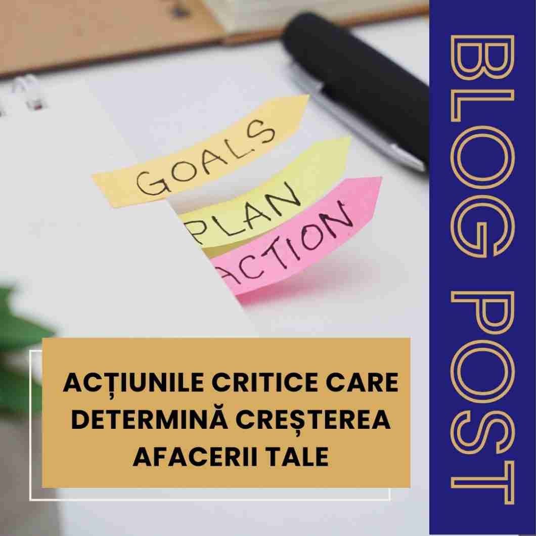 Acțiunile care determină creșterea afacerii tale - Mihaela Băcilă